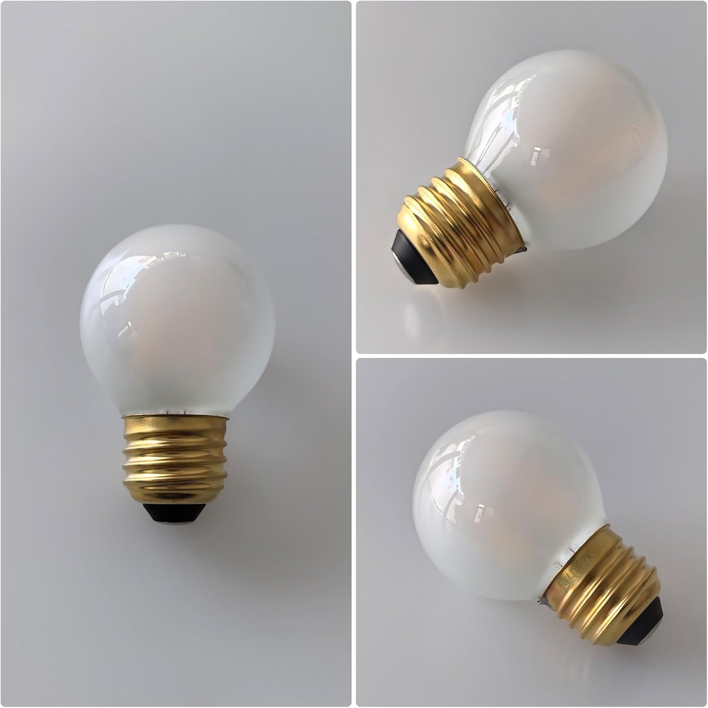 Bombilla LED filamento G16.5 E26 2700K pack 6