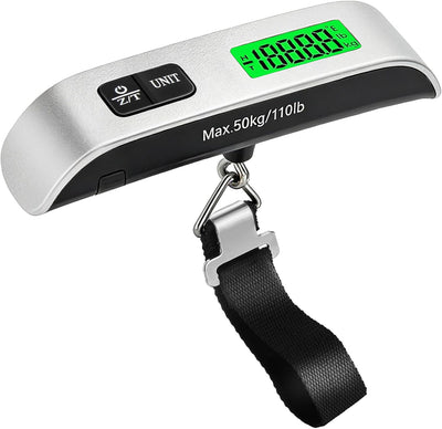 Báscula digital equipaje 110lb pantalla LCD retroiluminada