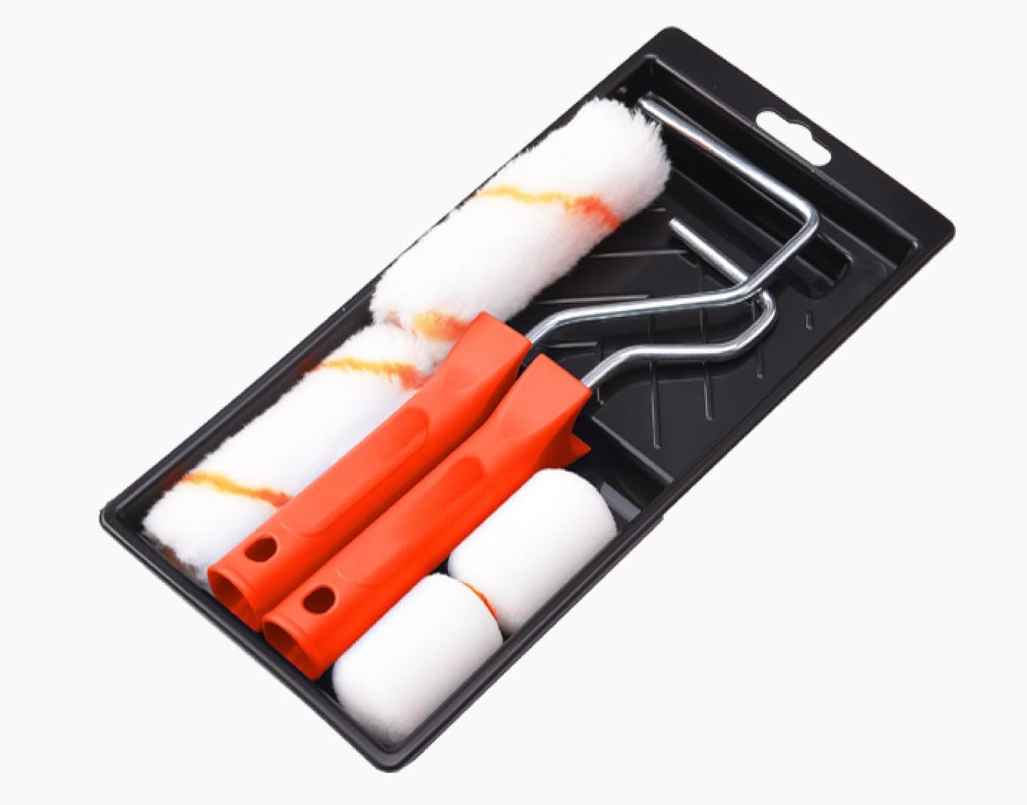 Kit 7 Pzas Rodillos Mini 4x2 Pulg Cubiertas Poliéster Esponja