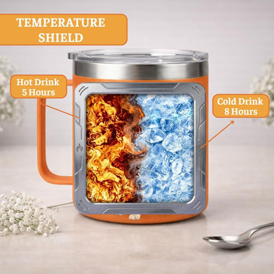 Vaso de acero inoxidable para amantes de los Golden Retriever