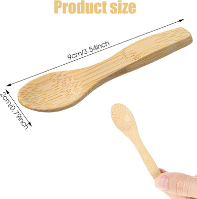Mini cucharas de madera Mabor para tarros de miel, cocina, especias y condimentos