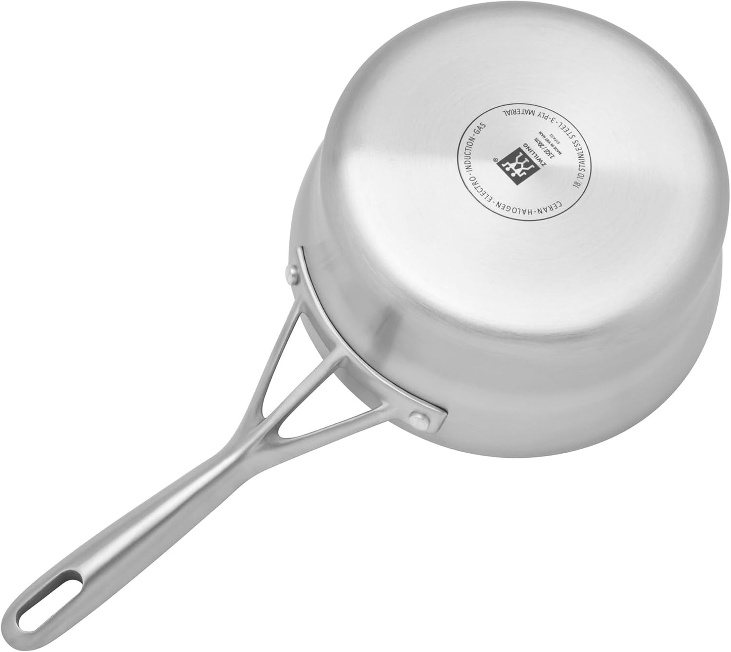 Cacerola Acero Inox 2.5qt Con Tapa
