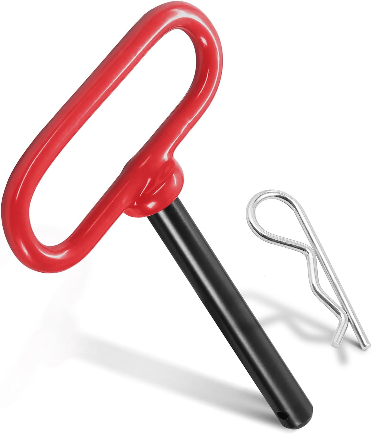 Pasador enganche tractor 1/2x3-5/8 pulg con pin R rojo
