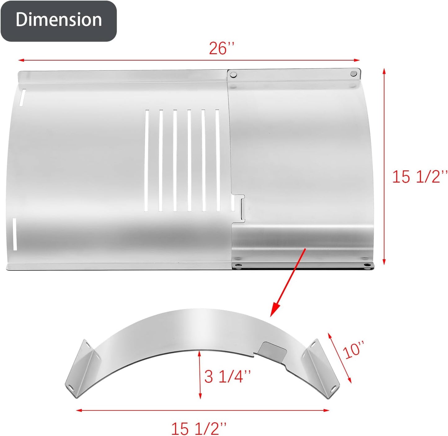 Kit repuesto deflector PB820PS1 Pit Boss