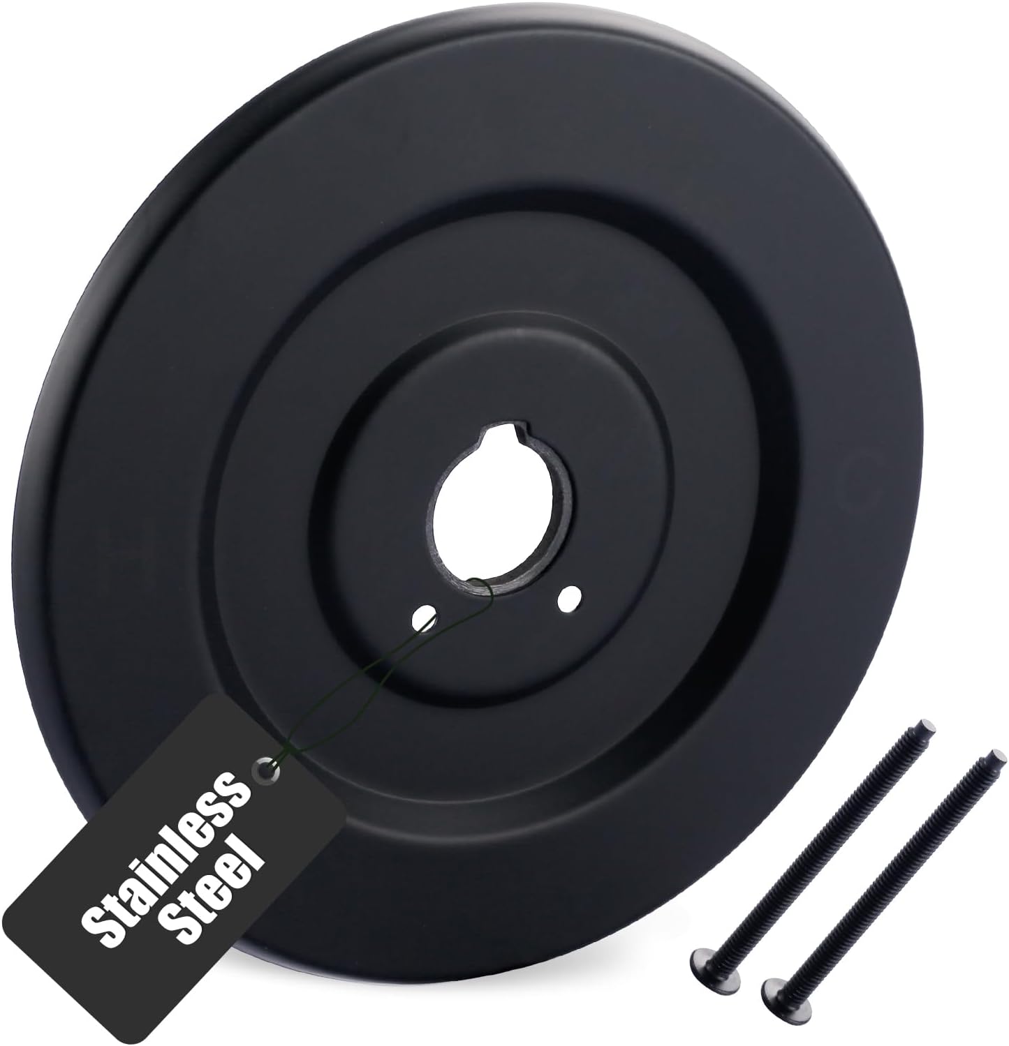 Placa repuesto Moen 16090 acero inox ducha bañera negro mate