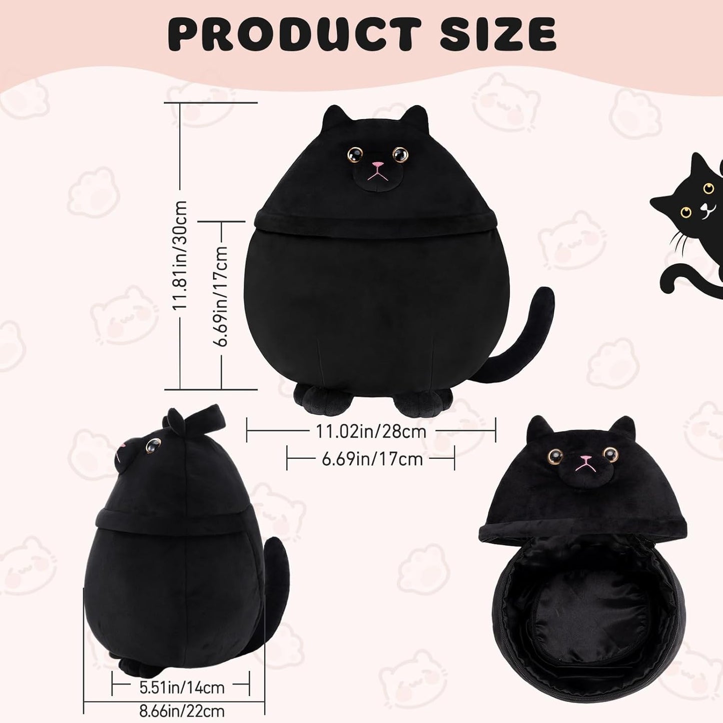 Bolsa maquillaje viaje organizadora A-Cat-Negro02