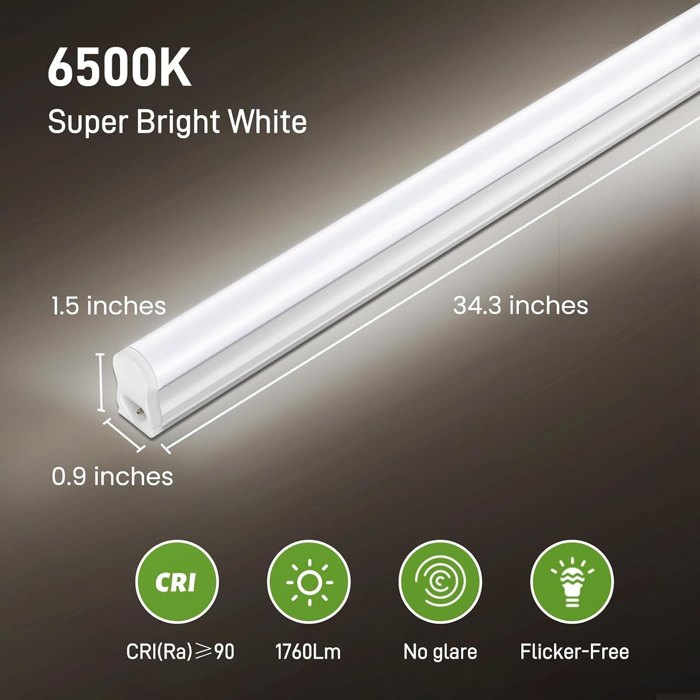 Luz LED T5 SE 16W 6500K para garaje taller sótano