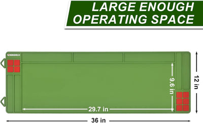 Tapete magnético 36x12pulg goma antideslizante