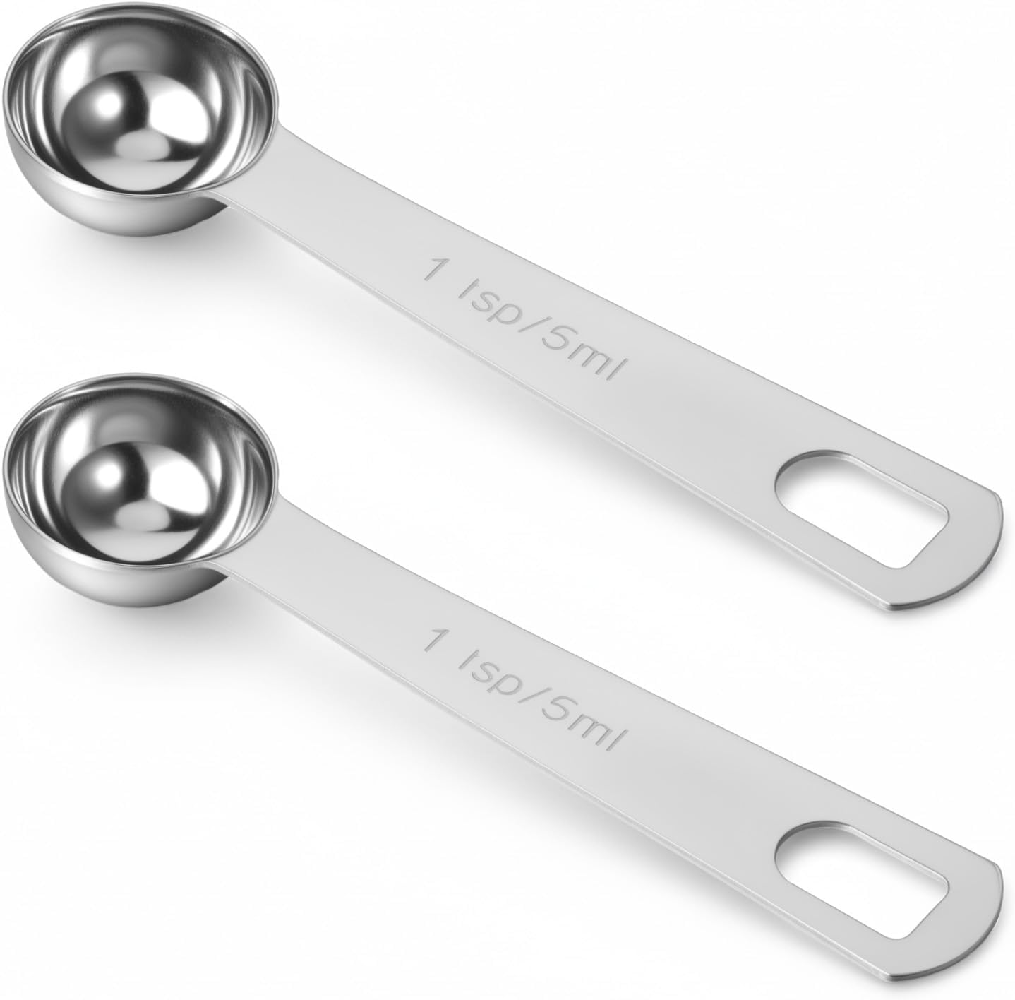 Cucharaditas medidoras de acero inoxidable para cocinar con precisión