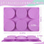 2 Moldes Silicona 4pulg para Hornear 12 Cavidades Bocados Huevo