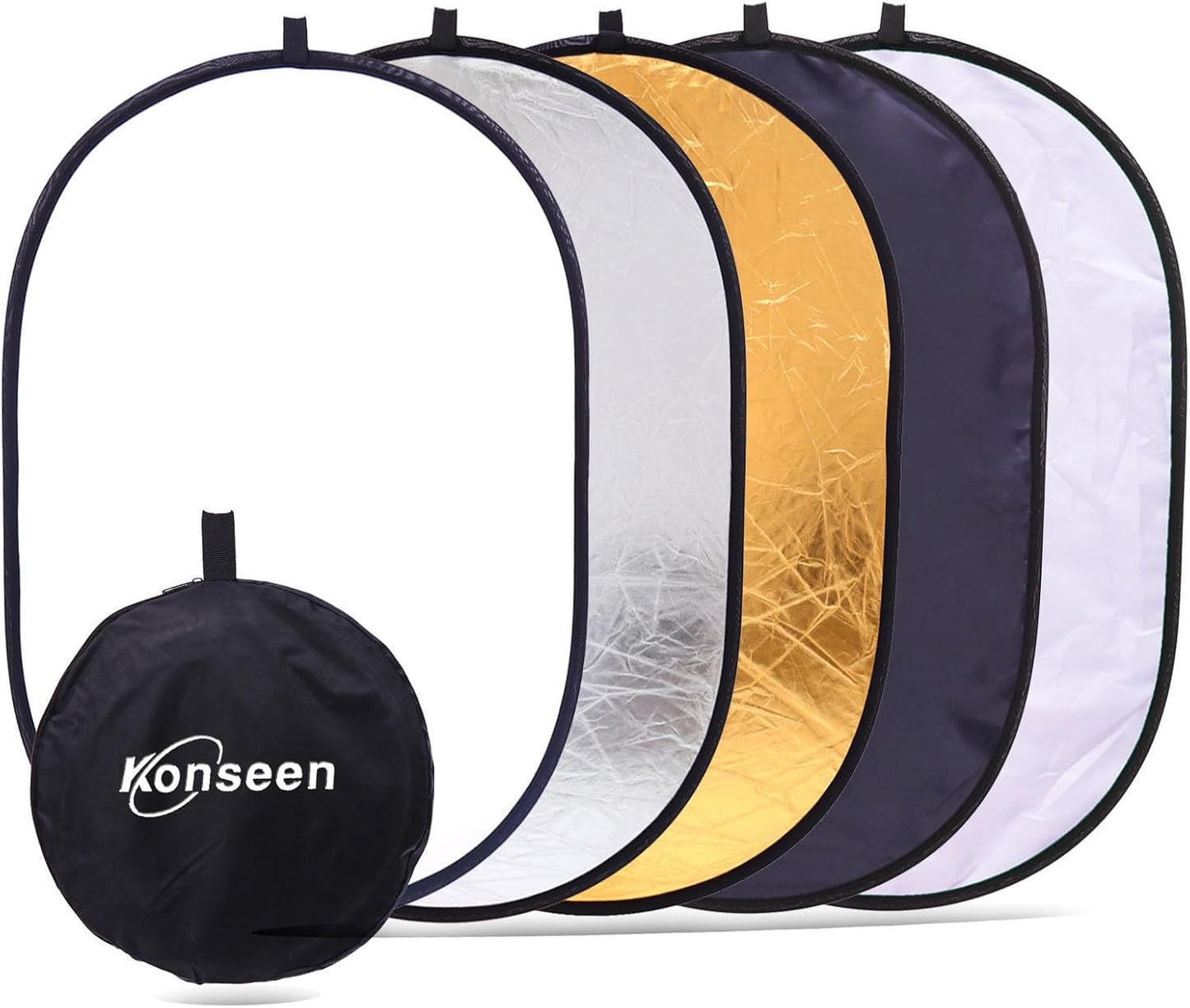 Kit reflector 5en1 40x60pulg portátil con funda estudio