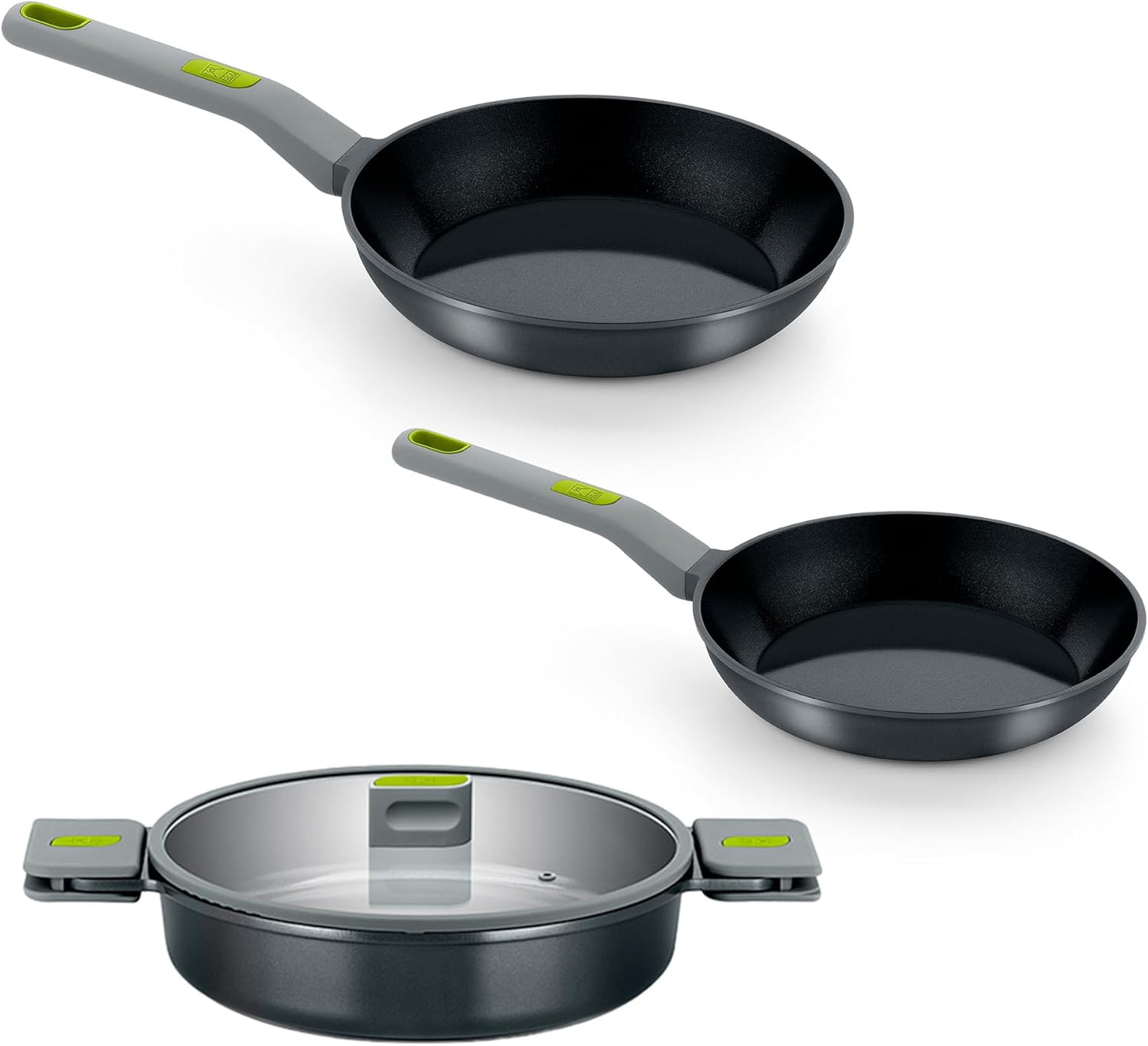 Juego de utensilios de cocina de cerámica BRA Cookware de 4 piezas