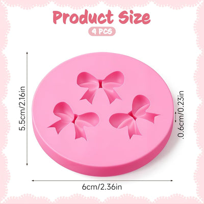 4 Moldes Arco Silicona para Fondant Cupcakes