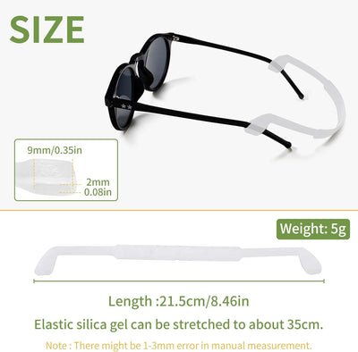 Correas silicona antideslizantes para gafas deportivas