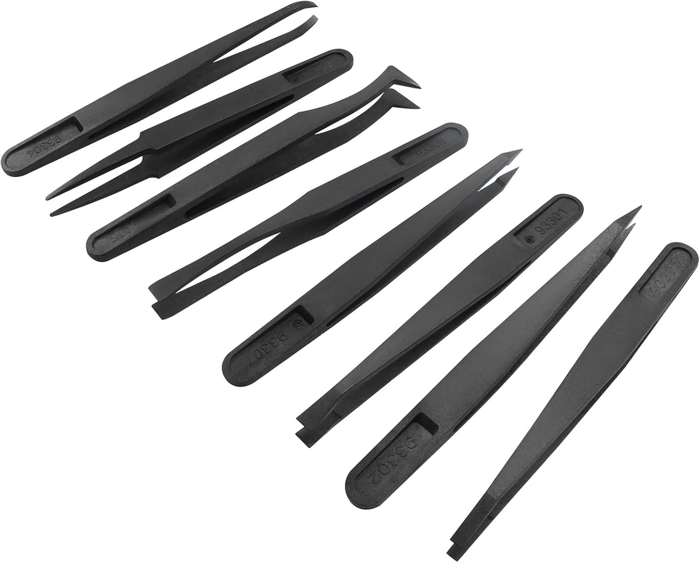 8 Pzas Pinzas Plástico Precisión Tornillo 4.5-4.8pulg Antiestáticas