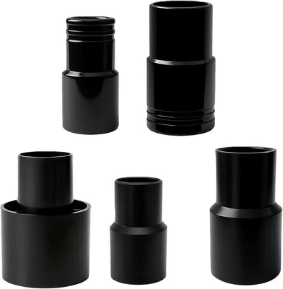 Kit 5 adaptadores manguera polvo carpintería y aspiradoras