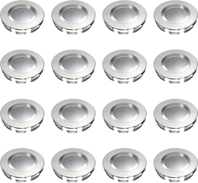 12 Tapones Acero Inox Caja Eléctrica 1pulg Sellos Extraibles