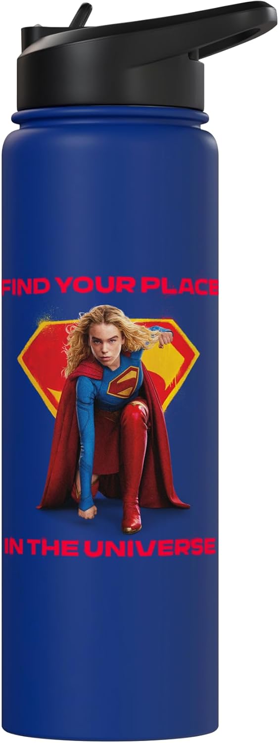 Botella agua aislada acero inox Supergirl