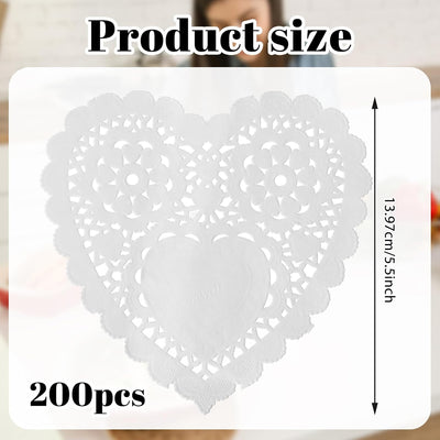 200 Tapetes Corazón Manualidades Decoración 6pulg