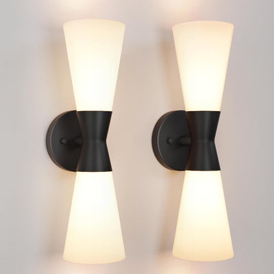 2 Apliques Pared Baño 17pulg Iluminación Arriba Abajo