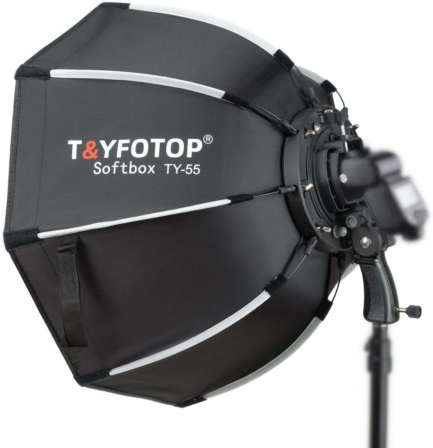 Caja luz octogonal 25.6pulg soporte S funda transporte Speedlite