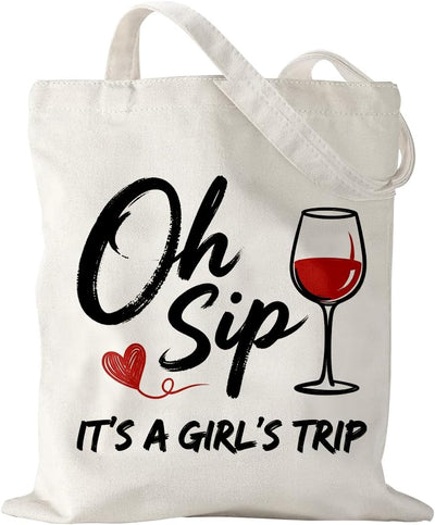 Bolsas tote para mujer Canvas para viaje y fiestas Girls Trip 2026