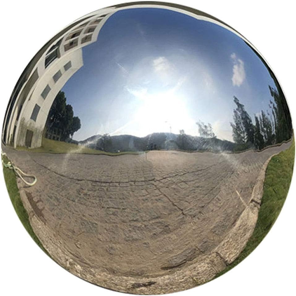 Bola espejo jardín acero inox plateado 6-15pulg