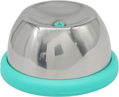 Perforador de huevo de acero inoxidable con pasador retráctil azul cielo