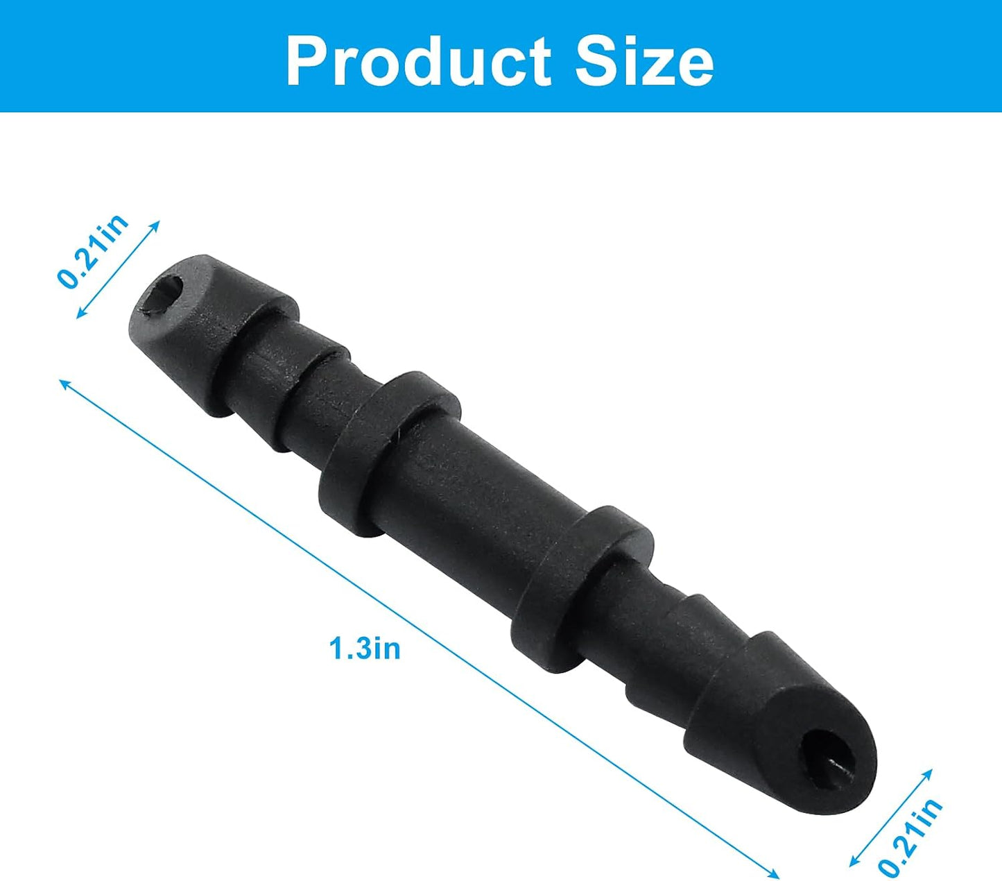 120 Pzas Accesorios Acoplador Riego 1/4pulg