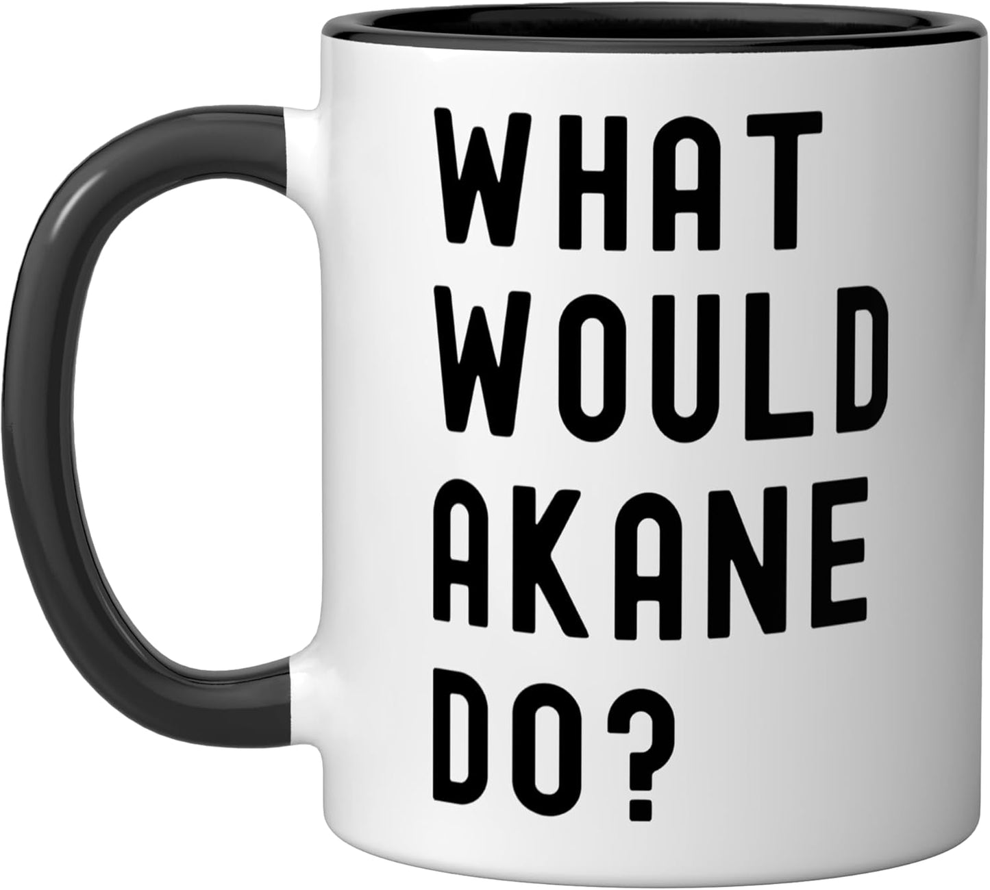 Taza Cerámica Akane Negro/Blanco
