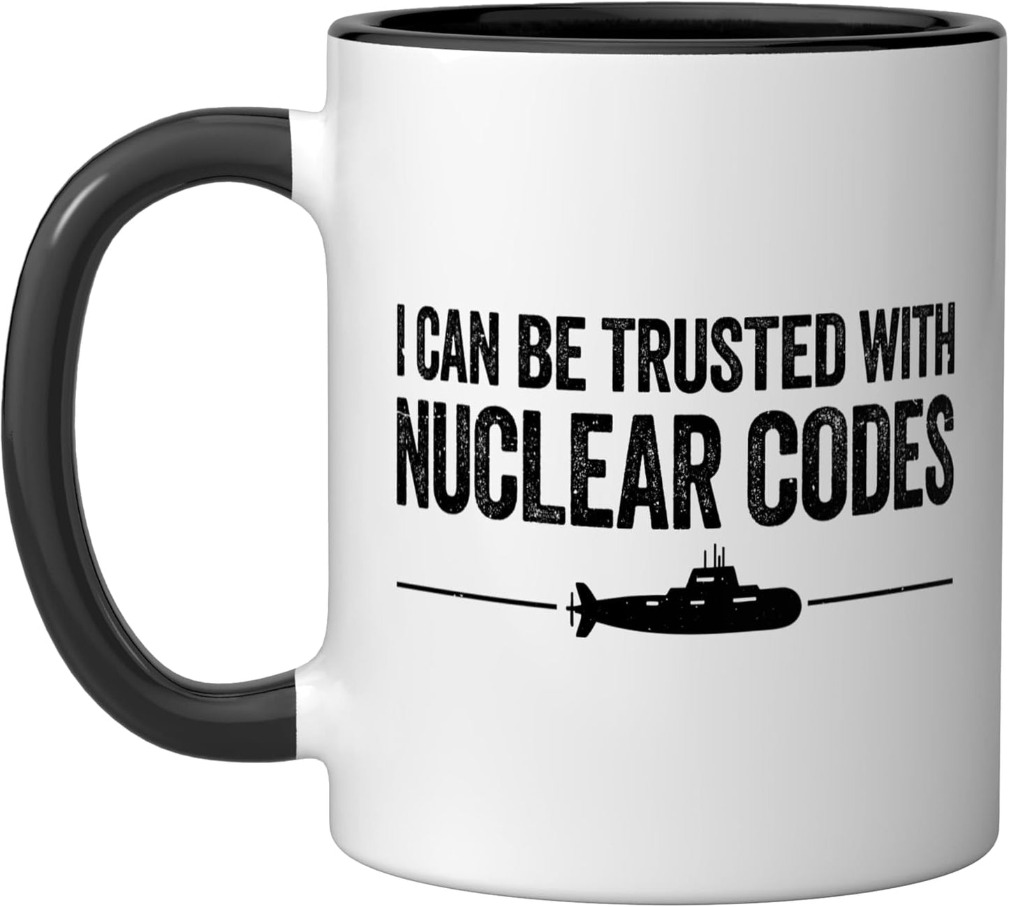 Taza Cerámica Submariner Negro/Blanco