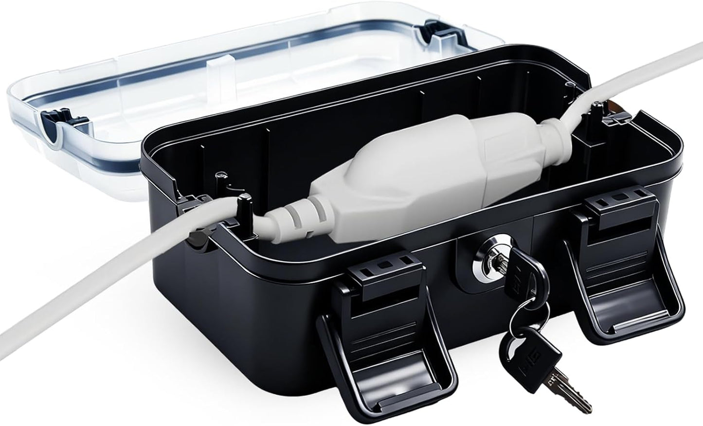 Cubierta cable extensión caravana IP54 resistente agua exterior