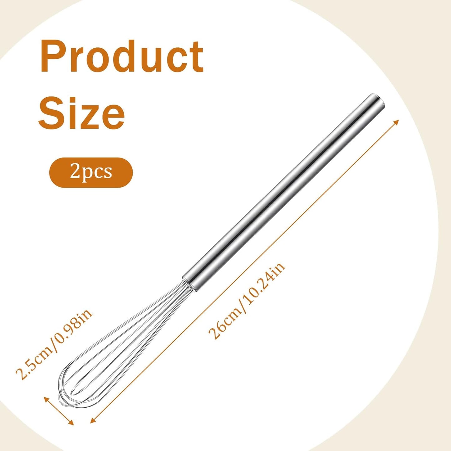 Batidor acero inox versátil para cocina
