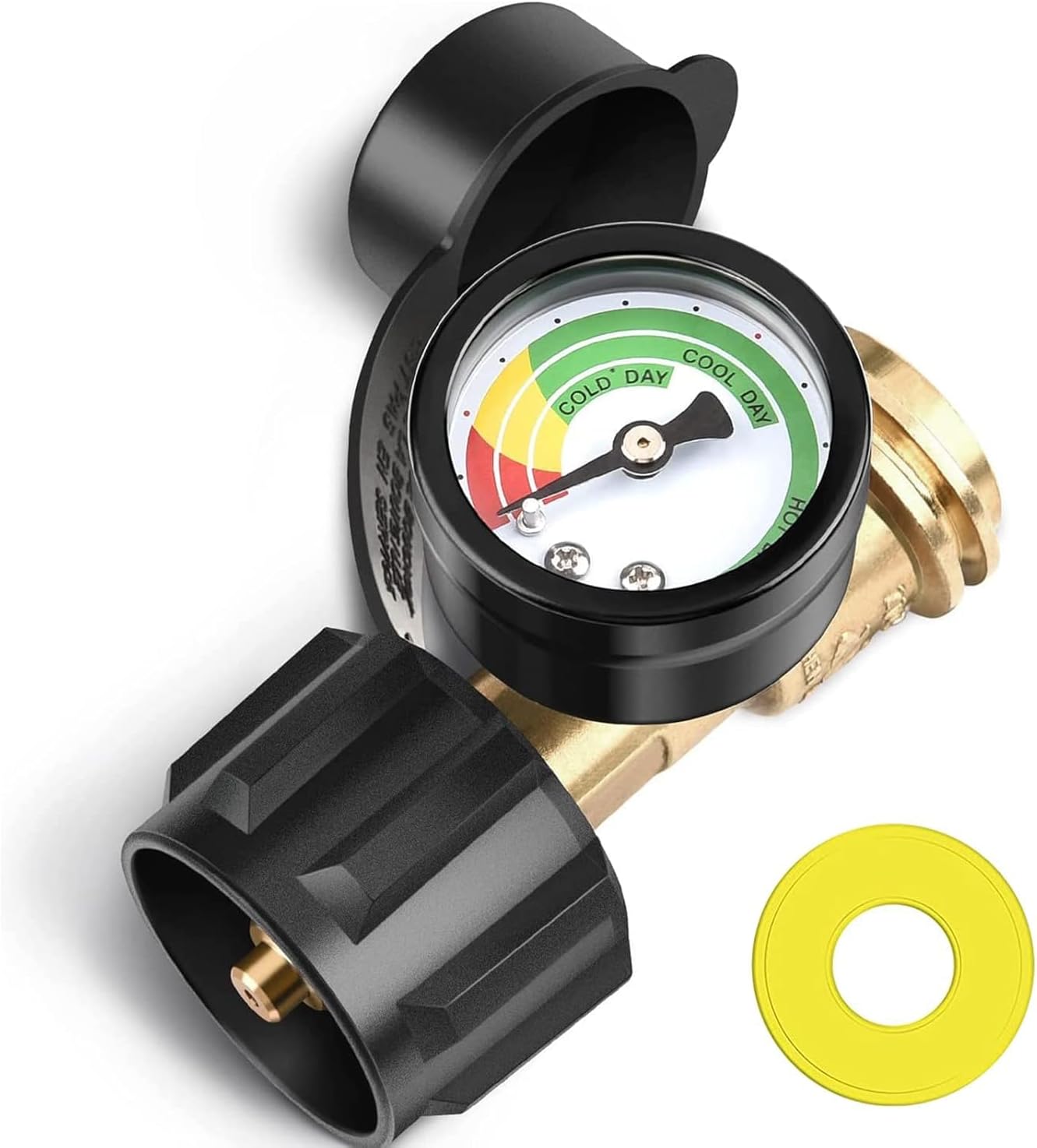 Medidor tanque propano 5-40lb escala 3 temp indicador nivel