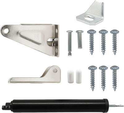 Cerrador puerta pantalla neumático ajustable negro