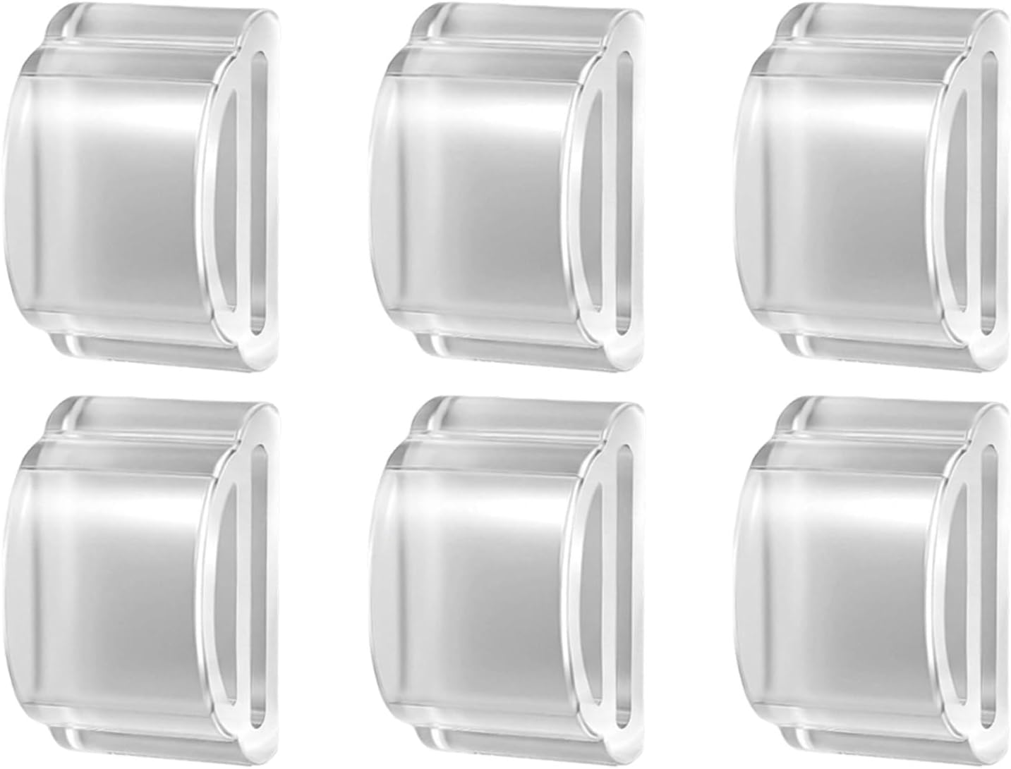 6 Pzas Tapones Puerta Frigorífico Silicón Arco Doble