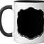 Taza cerámica para bebé tortuga lagarto negro/blanco