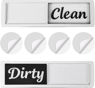Imán de 2 estados Clean Dirty Sign para lavavajillas autoadhesivo acrílico