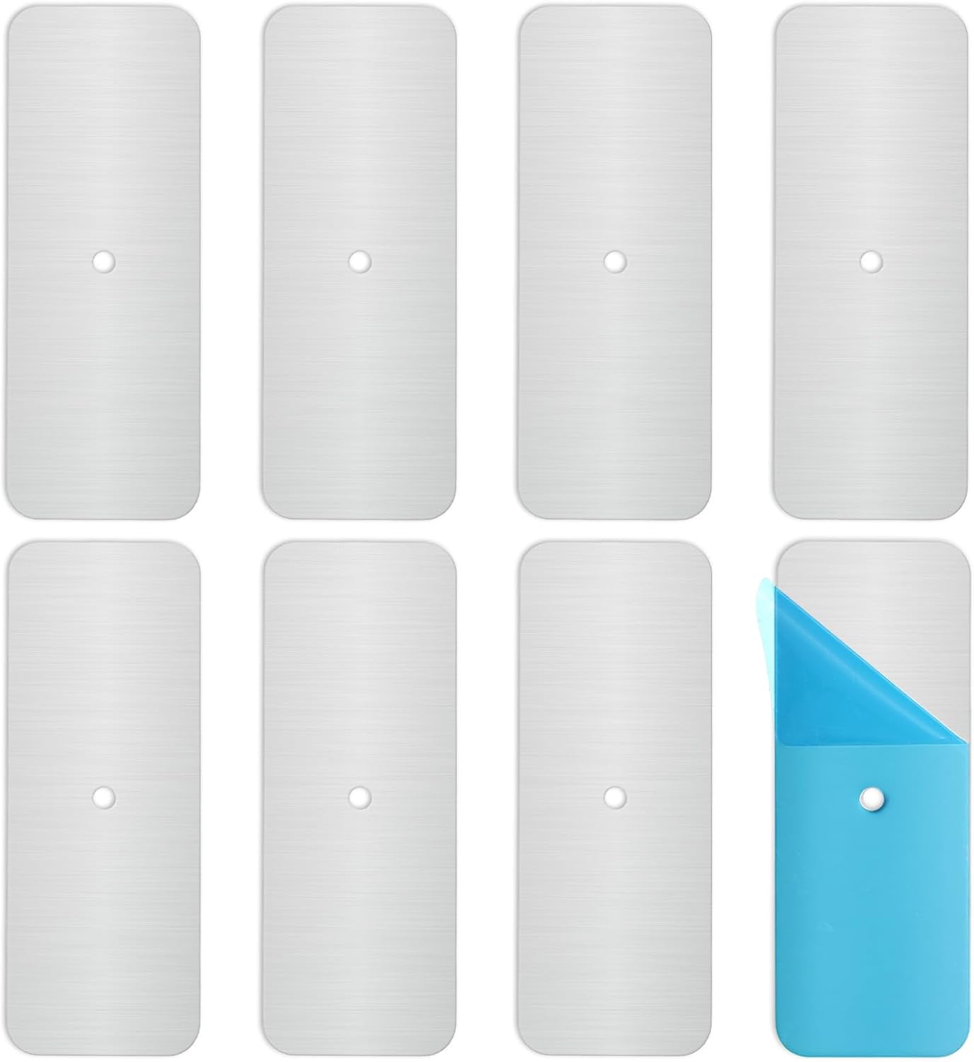 8 Pzas Luces Magnéticas Placas Hierro Adhesivas