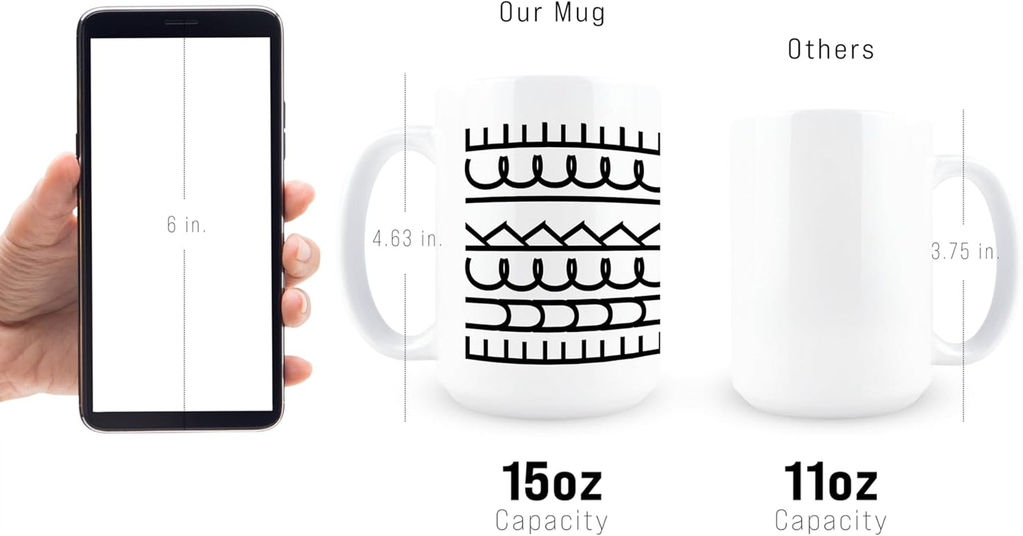 Taza de café con mensaje oculto Fuck ICE