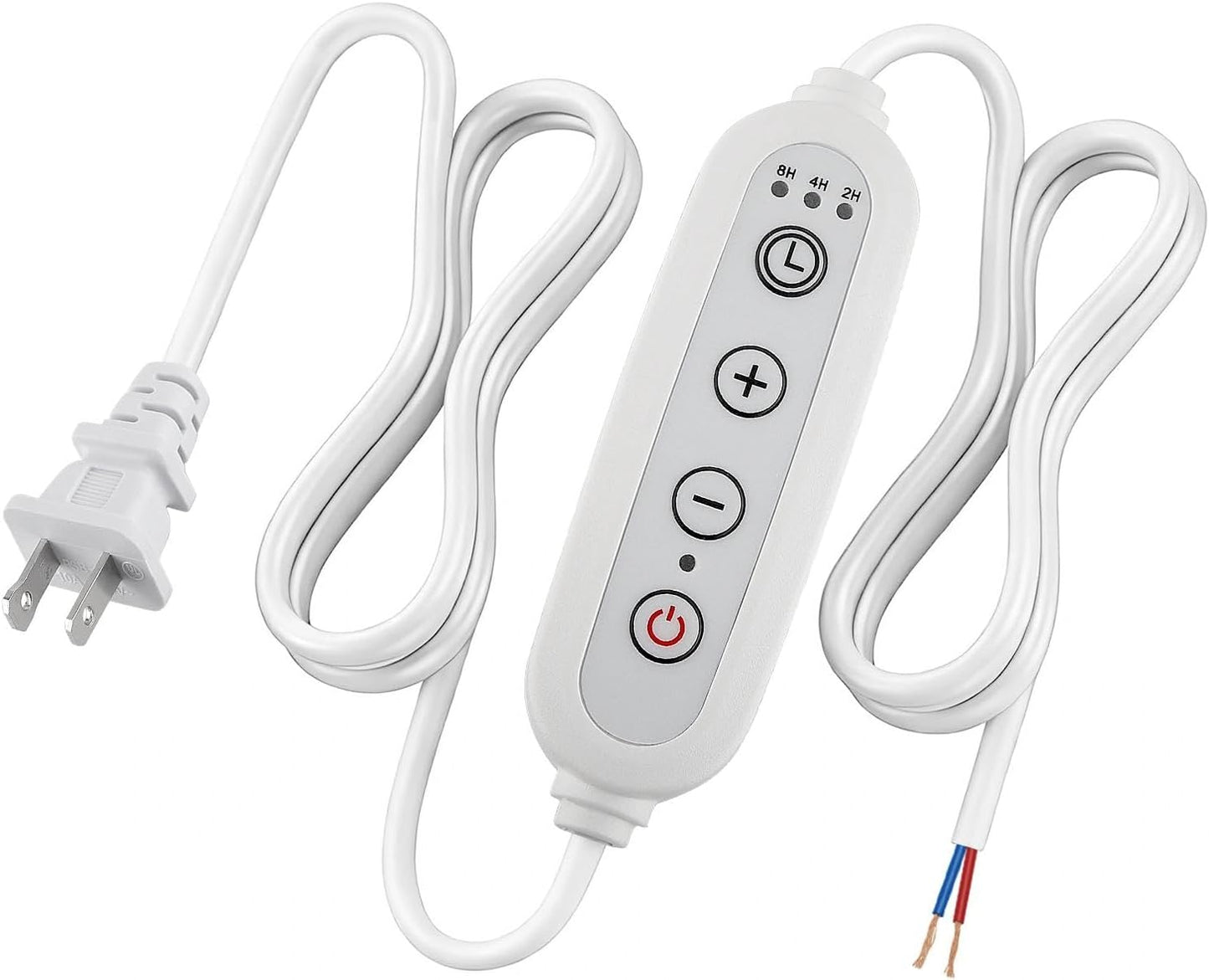 Interruptor atenuador enchufable 110-120V con 4 botones