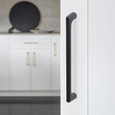 30 Tiradores Gabinete 5pulg Negro Mate Accesorios Cocina