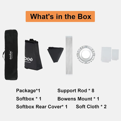 Softbox 55pulg Bowens para Monolight Foto