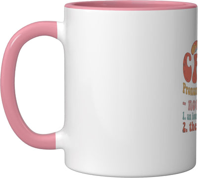 Taza Cerámica Ciencia Retro con Dibujo Gato