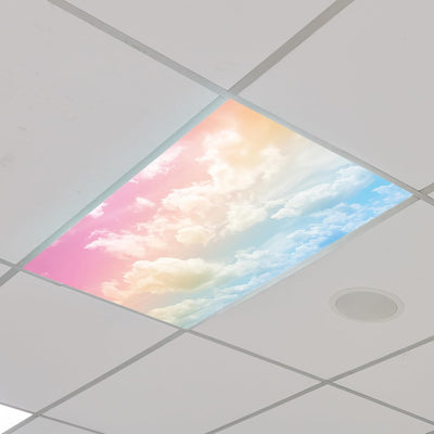 10 Pzas Cubierta Luz Fluorescente con 10 Imanes 2x4pies
