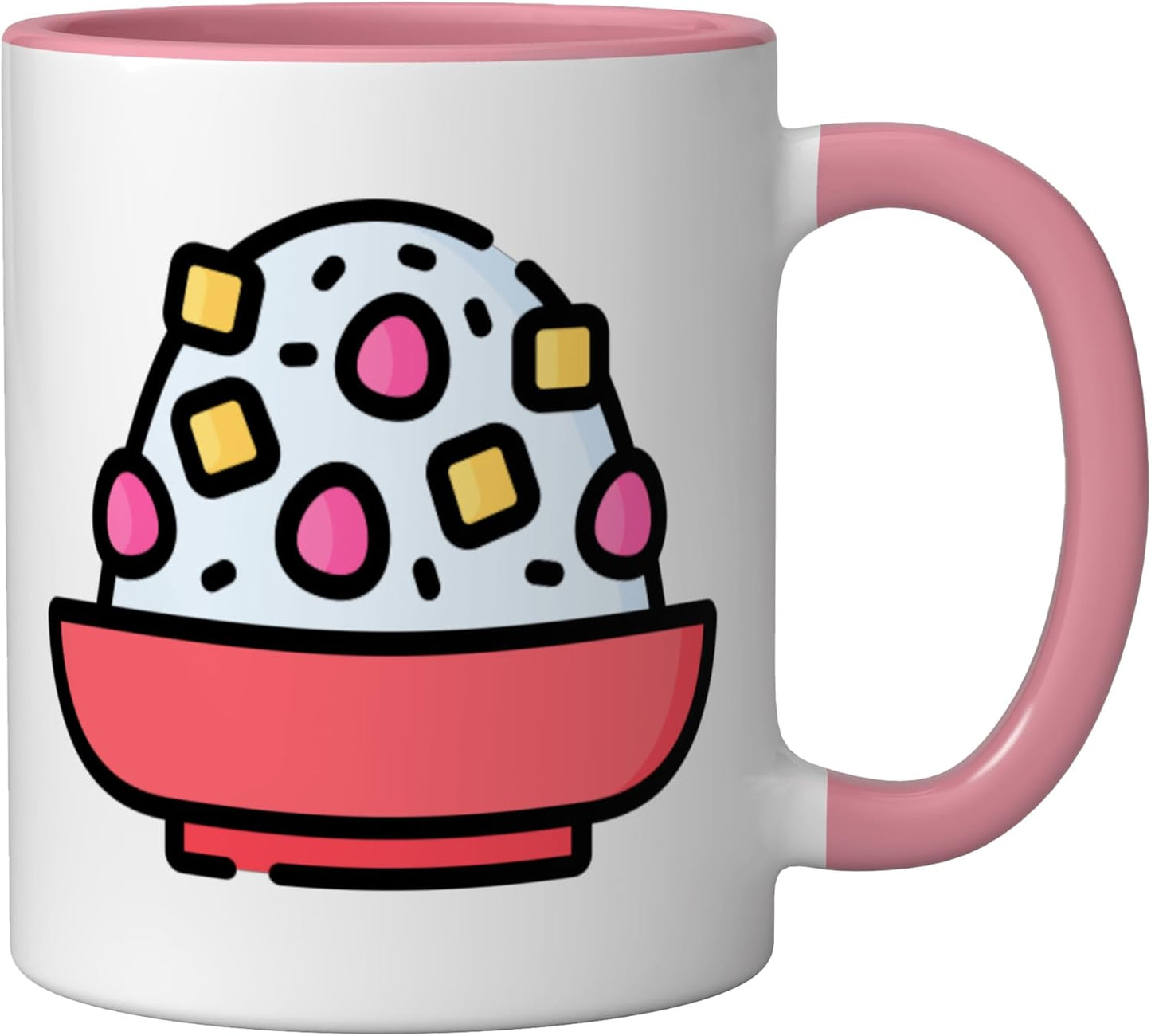 Taza cerámica coreana para amantes de la comida koreana Bingsu
