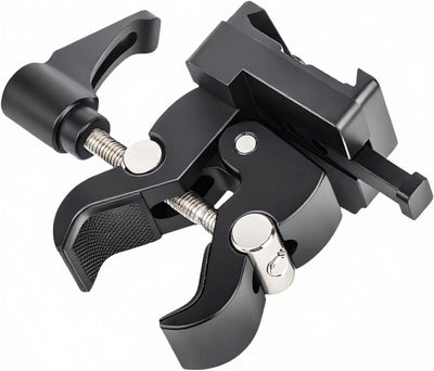 Adaptador batería montaje V con abrazadera soporte luz