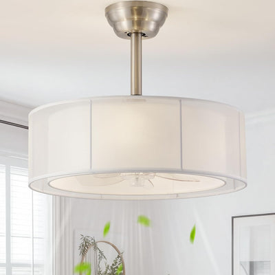 Fan techo con luz control remoto 6 velocidades estilo boho