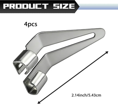 Kit puntas soldadura plástico acero inox con codo 45°