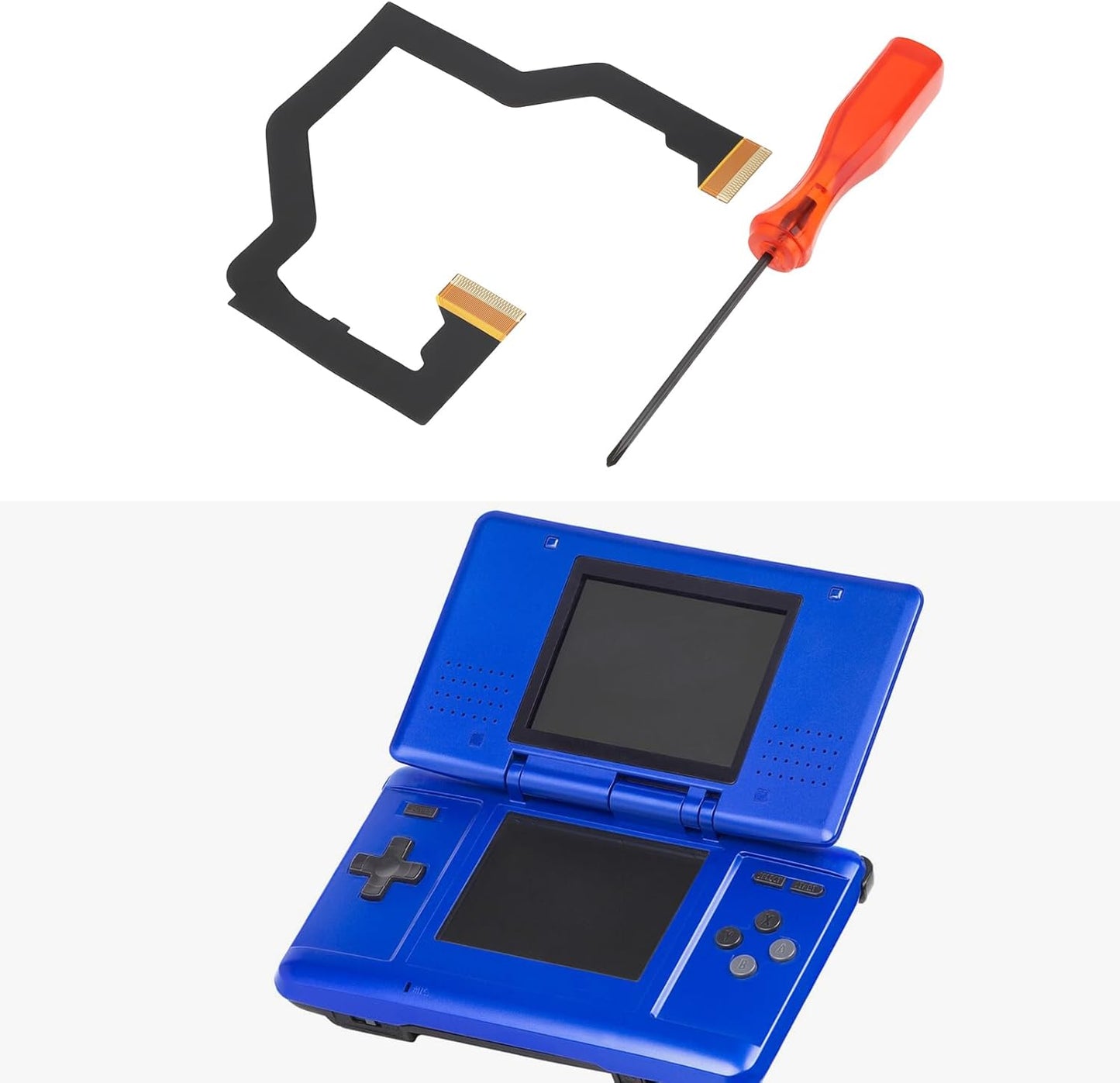 Placa conector pantalla LCD con destornillador para Nintendo DS